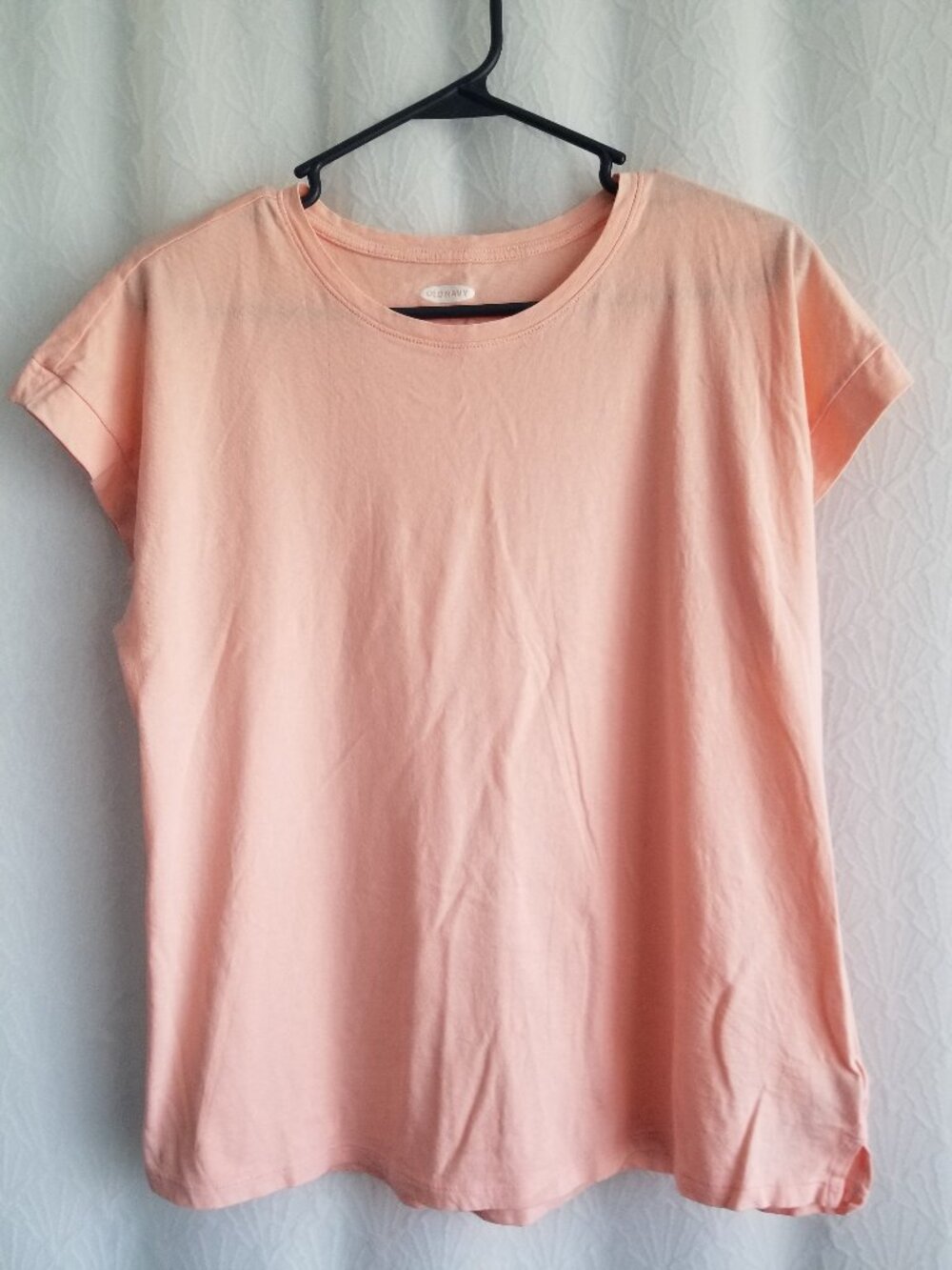 Coral Peach Short Sleeve T Shirt Large